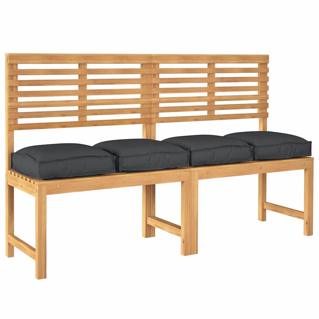 Palettkissen für geeigneten Sitz 4 pcs Schwarz 40 x 40 x 8 cm