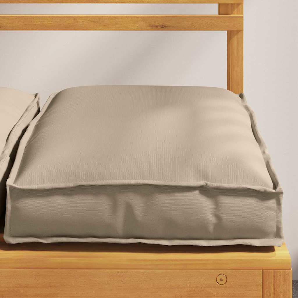 Palettenkissen für Sitzfläche 4 pcs Taupe 40 x 40 x 8 cm