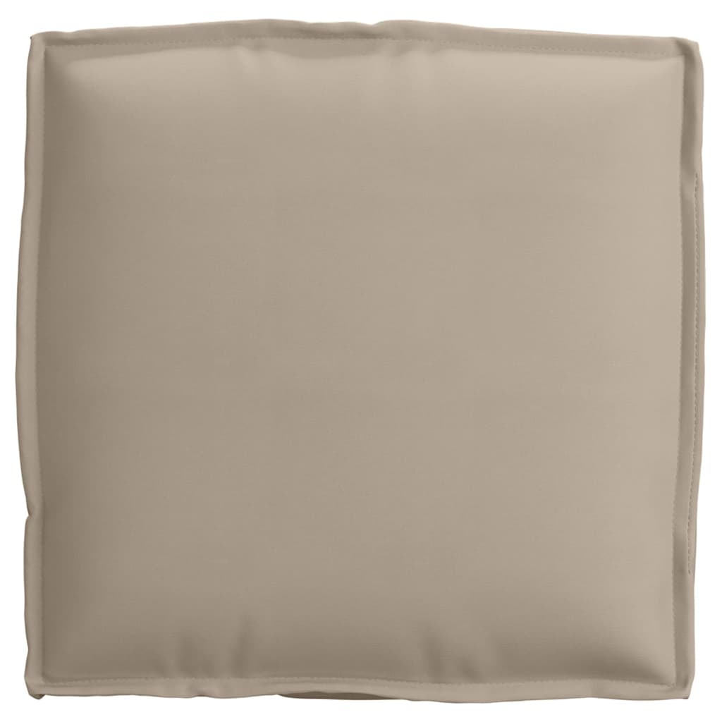 Palettenkissen für Sitzfläche 4 pcs Taupe 40 x 40 x 8 cm