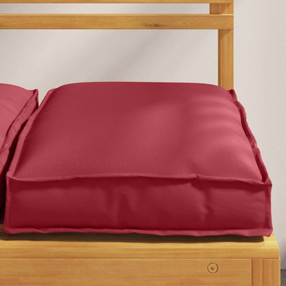 Palettenkissen für Sitzfläche 4 pcs Weinrot 40 x 40 x 8 cm