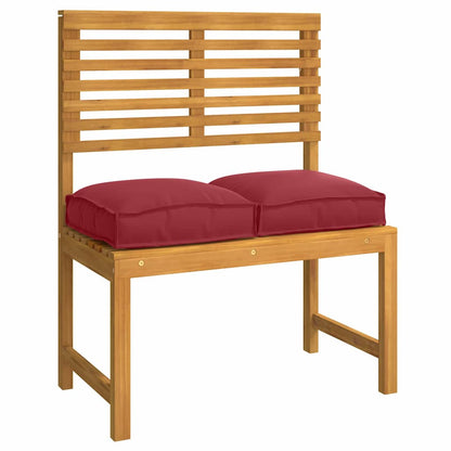 Palettenkissen für Sitzfläche 4 pcs Weinrot 40 x 40 x 8 cm