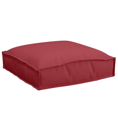 Palettenkissen für Sitzfläche 4 pcs Weinrot 40 x 40 x 8 cm