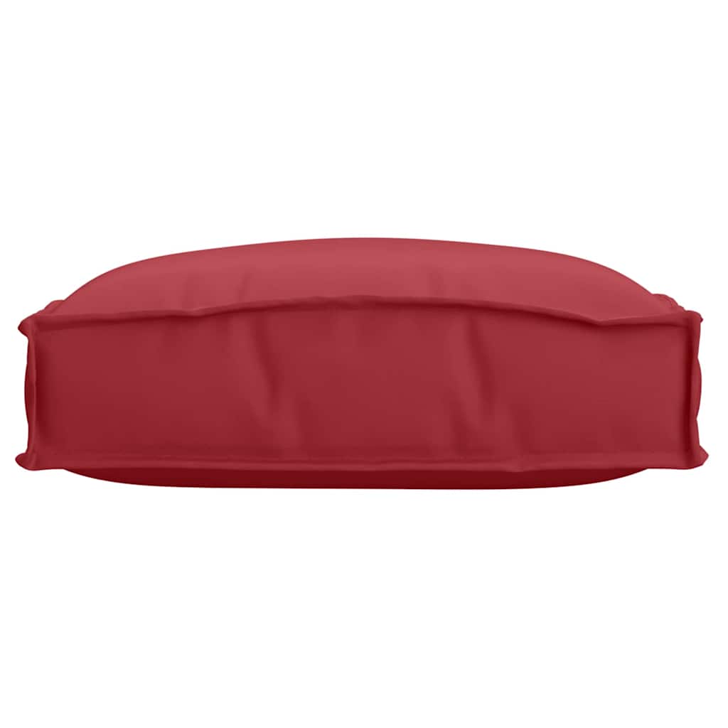 Palettenkissen für Sitzfläche 4 pcs Weinrot 40 x 40 x 8 cm