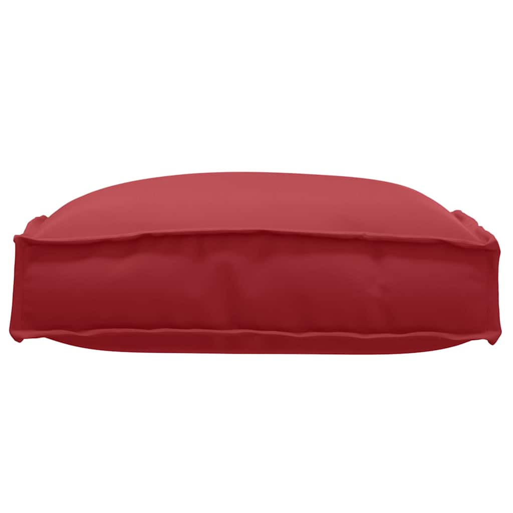 Palettenkissen für Sitzfläche 4 pcs Weinrot 40 x 40 x 8 cm