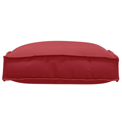 Palettenkissen für Sitzfläche 4 pcs Weinrot 40 x 40 x 8 cm