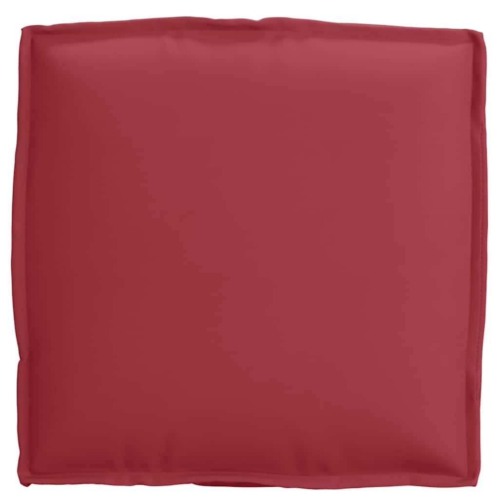 Palettenkissen für Sitzfläche 4 pcs Weinrot 40 x 40 x 8 cm