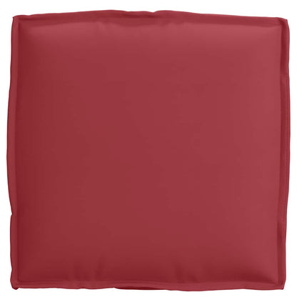 Palettenkissen für Sitzfläche 4 pcs Weinrot 40 x 40 x 8 cm