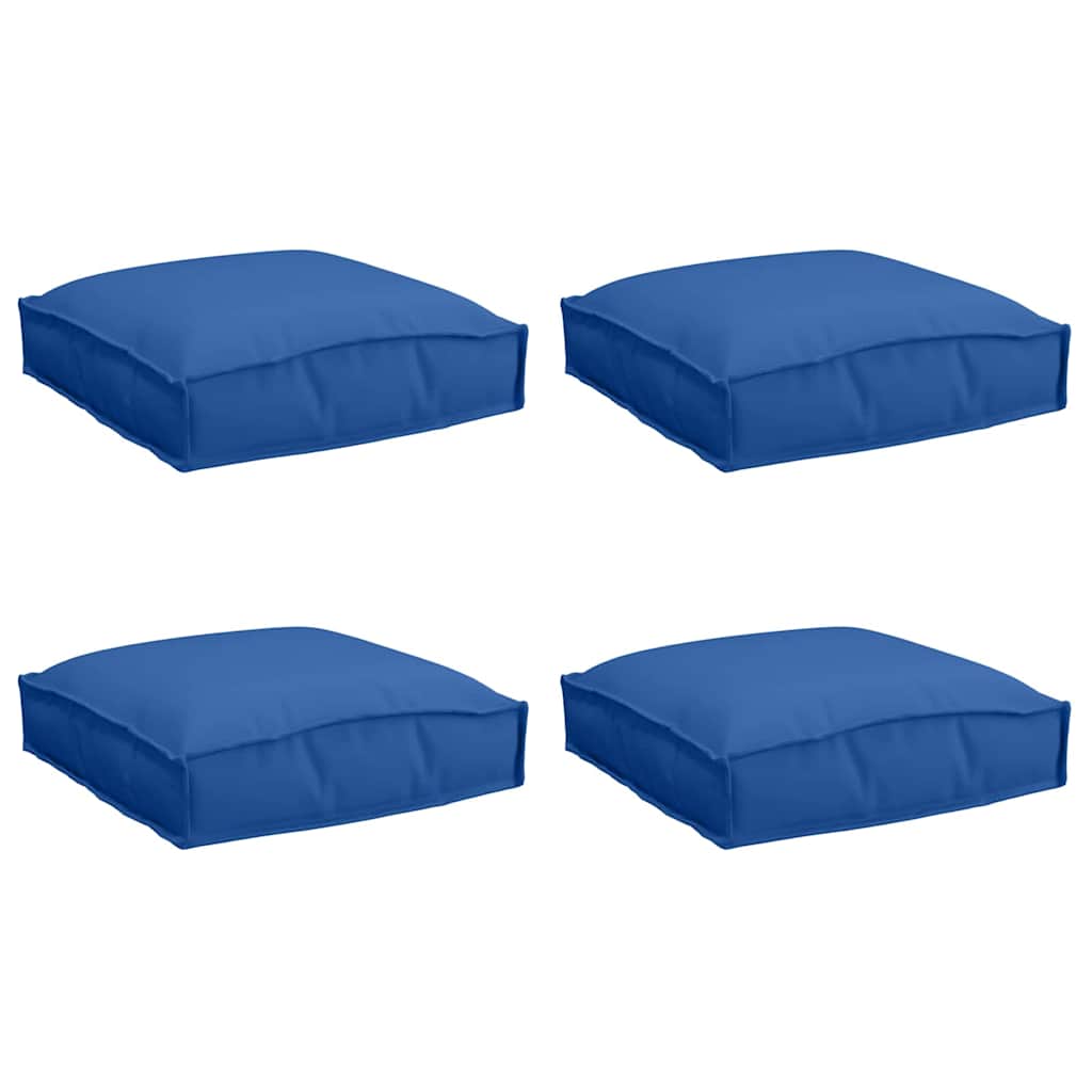 Palettenkissen für Sitzfläche 4 pcs Königsblau 40 x 40 x 8 cm