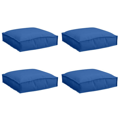 Palettenkissen für Sitzfläche 4 pcs Königsblau 40 x 40 x 8 cm