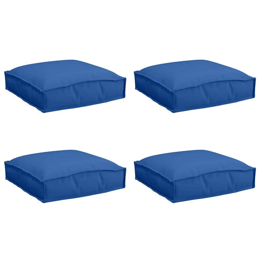 Palettenkissen für Sitzfläche 4 pcs Königsblau 40 x 40 x 8 cm