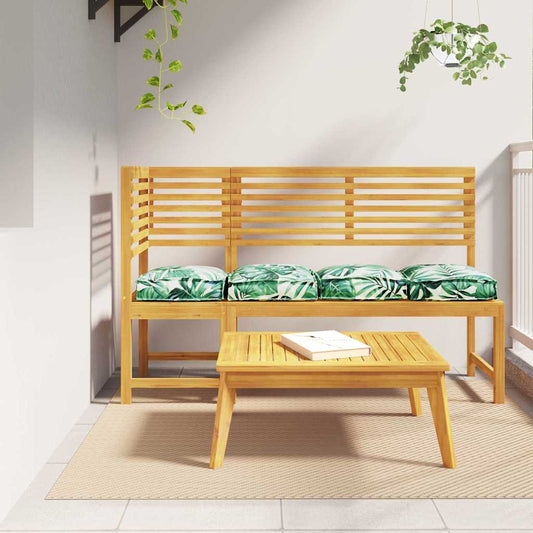 Palettenkissen für Sitzfläche 4 pcs Blattmuster 40 x 40 x 8 cm