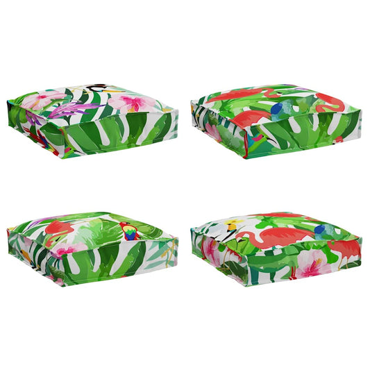 Palettenkissen für Sitzfläche 4 pcs Mehrfarbig 40 x 40 x 8 cm