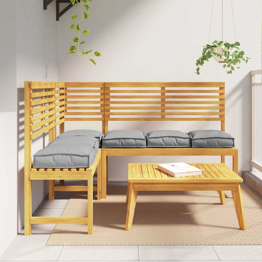 Palettenkissen für Sitzfläche 6 pcs Grau 40 x 40 x 8 cm