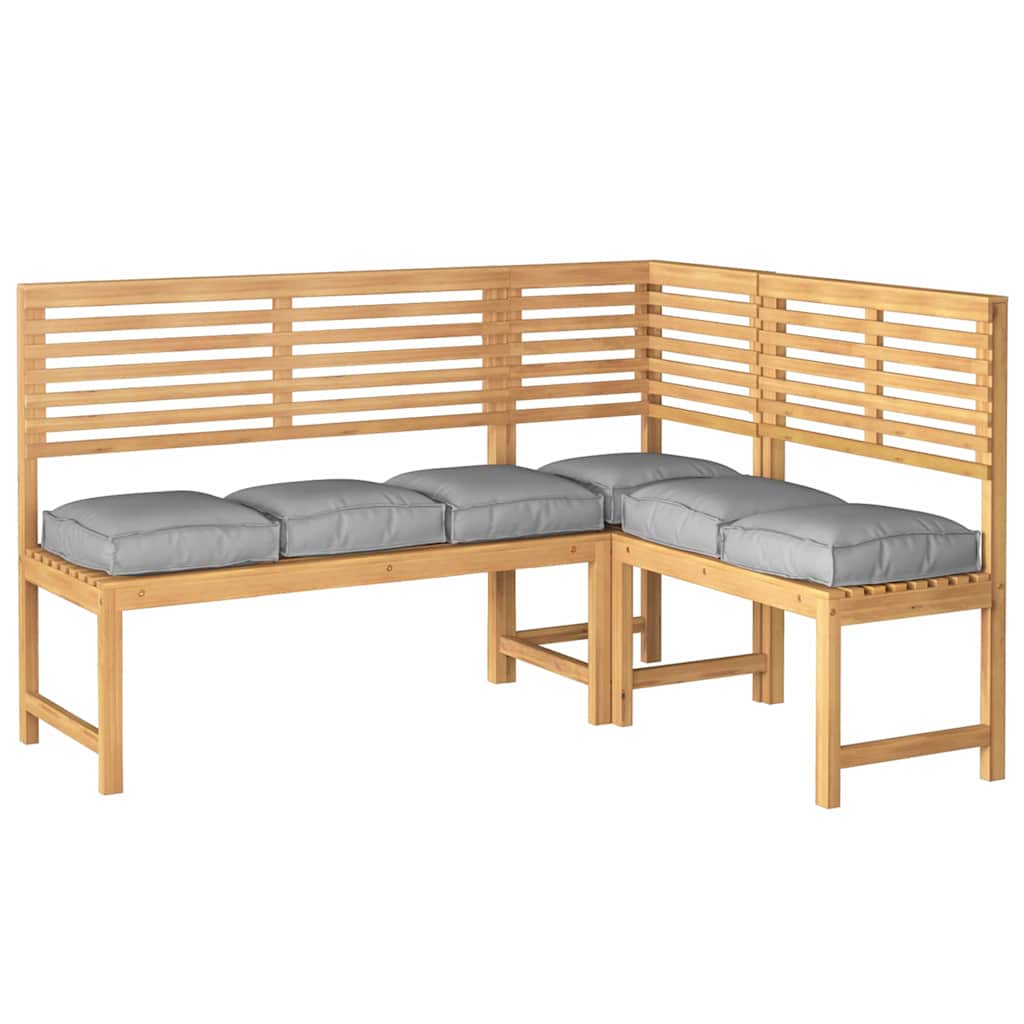 Palettenkissen für Sitzfläche 6 pcs Grau 40 x 40 x 8 cm