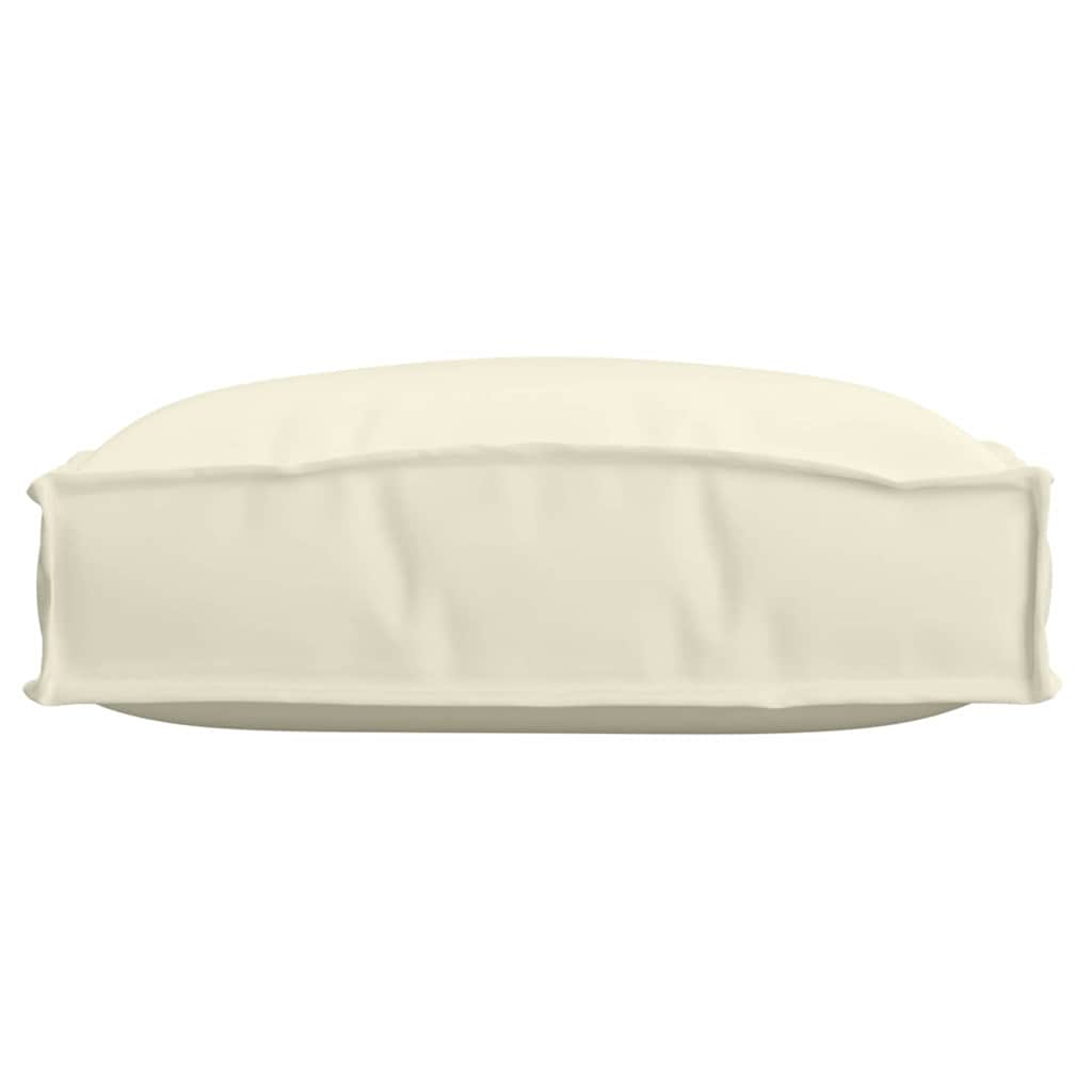 Palettenkissen für Sitzfläche 6 pcs Creme 40 x 40 x 8 cm