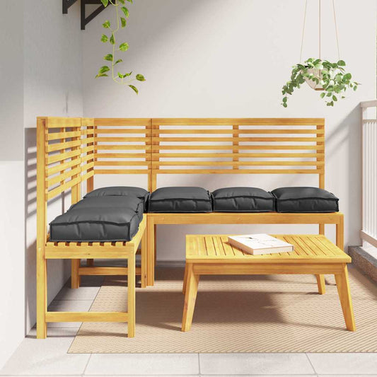Palettenkissen für Sitzfläche 6 pcs Schwarz 40 x 40 x 8 cm