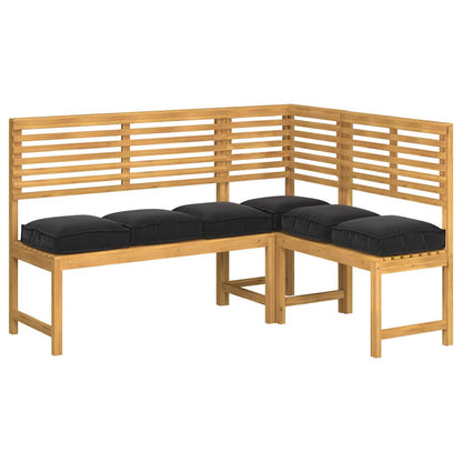 Palettkissen für geeigneten Sitz 6 pcs Schwarz 40 x 40 x 8 cm