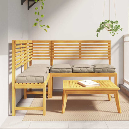 Palettkissen für geeigneten Sitz 6 pcs Taupe 40 x 40 x 8 cm