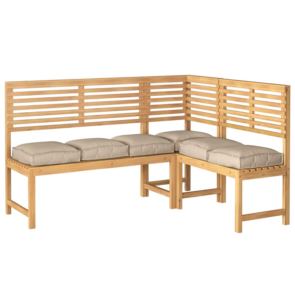 Palettkissen für geeigneten Sitz 6 pcs Taupe 40 x 40 x 8 cm