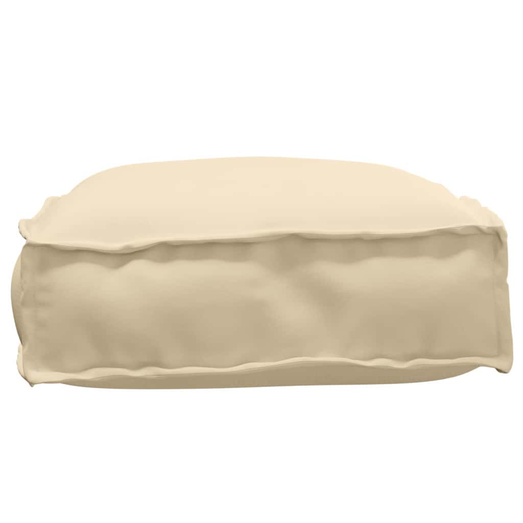 Palettenkissen für Sitzfläche Beige 60 x 40 x 8 cm Oxford Stoff
