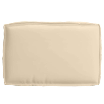 Palettenkissen für Sitzfläche Beige 60 x 40 x 8 cm Oxford Stoff