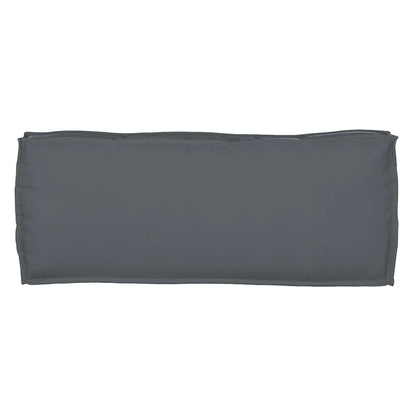 Palettenkissen für Bank Anthrazit 100 x 40 x 8 cm Oxford Stoff