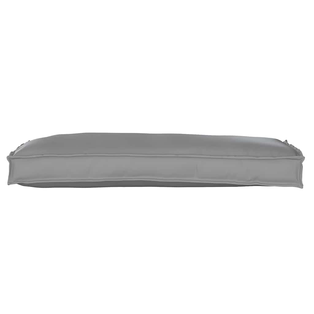 Palettenkissen für Bank Grau 100 x 40 x 8 cm Oxford Stoff