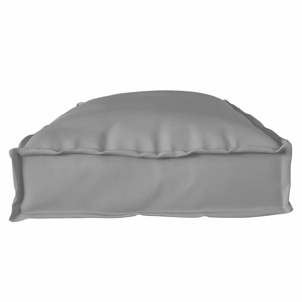 Palettenkissen für Bank Grau 100 x 40 x 8 cm Oxford Stoff
