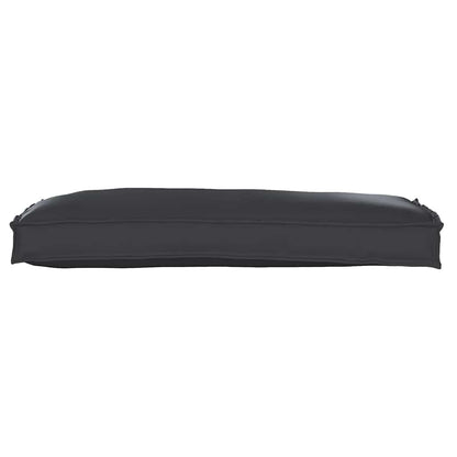 Palettenkissen für Bank Schwarz 100 x 40 x 8 cm Oxford Stoff
