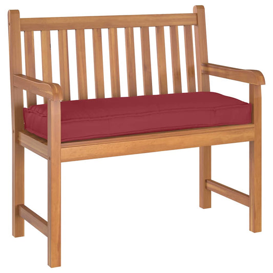 Palettenkissen für Bank Weinrot 100 x 40 x 8 cm Oxford Stoff