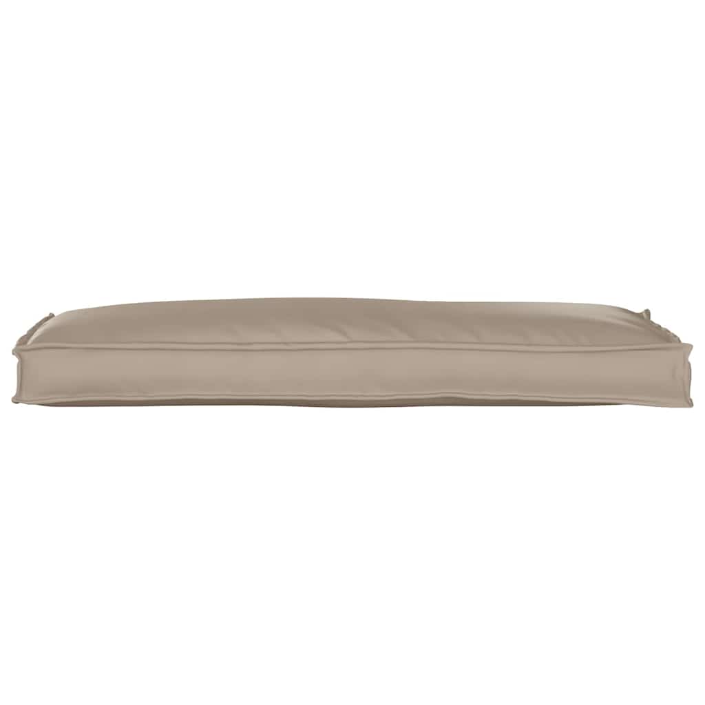 Palettenkissen für Bank Taupe 110 x 40 x 8 cm Oxford Stoff