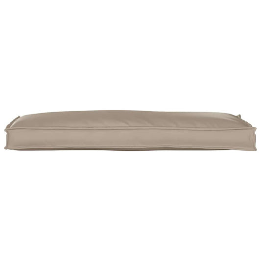 Palettenkissen für Bank Taupe 110 x 40 x 8 cm Oxford Stoff