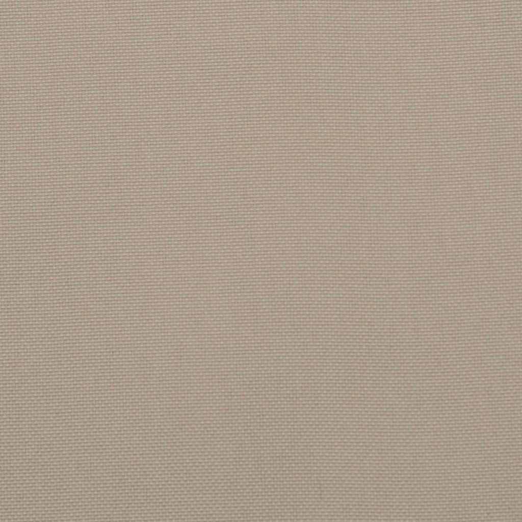 Palettenkissen für Bank Taupe 110 x 40 x 8 cm Oxford Stoff