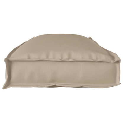 Palettenkissen für Bank Taupe 110 x 40 x 8 cm Oxford Stoff