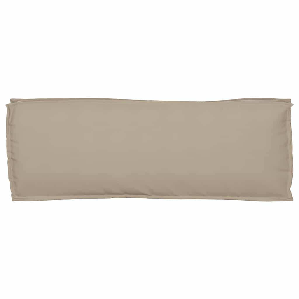 Palettenkissen für Bank Taupe 110 x 40 x 8 cm Oxford Stoff