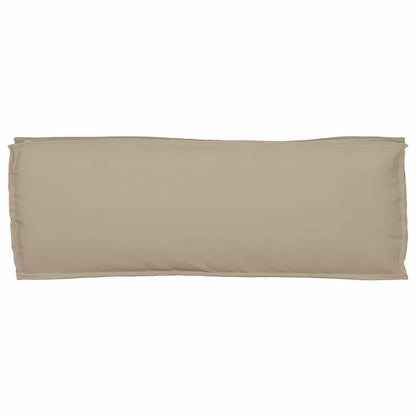 Palettenkissen für Bank Taupe 110 x 40 x 8 cm Oxford Stoff