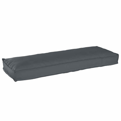 Palettenkissen für Bank Anthrazit 120 x 40 x 8 cm Oxford Stoff