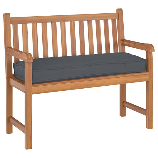 Palettenkissen für Bank Anthrazit 120 x 40 x 8 cm Oxford Stoff