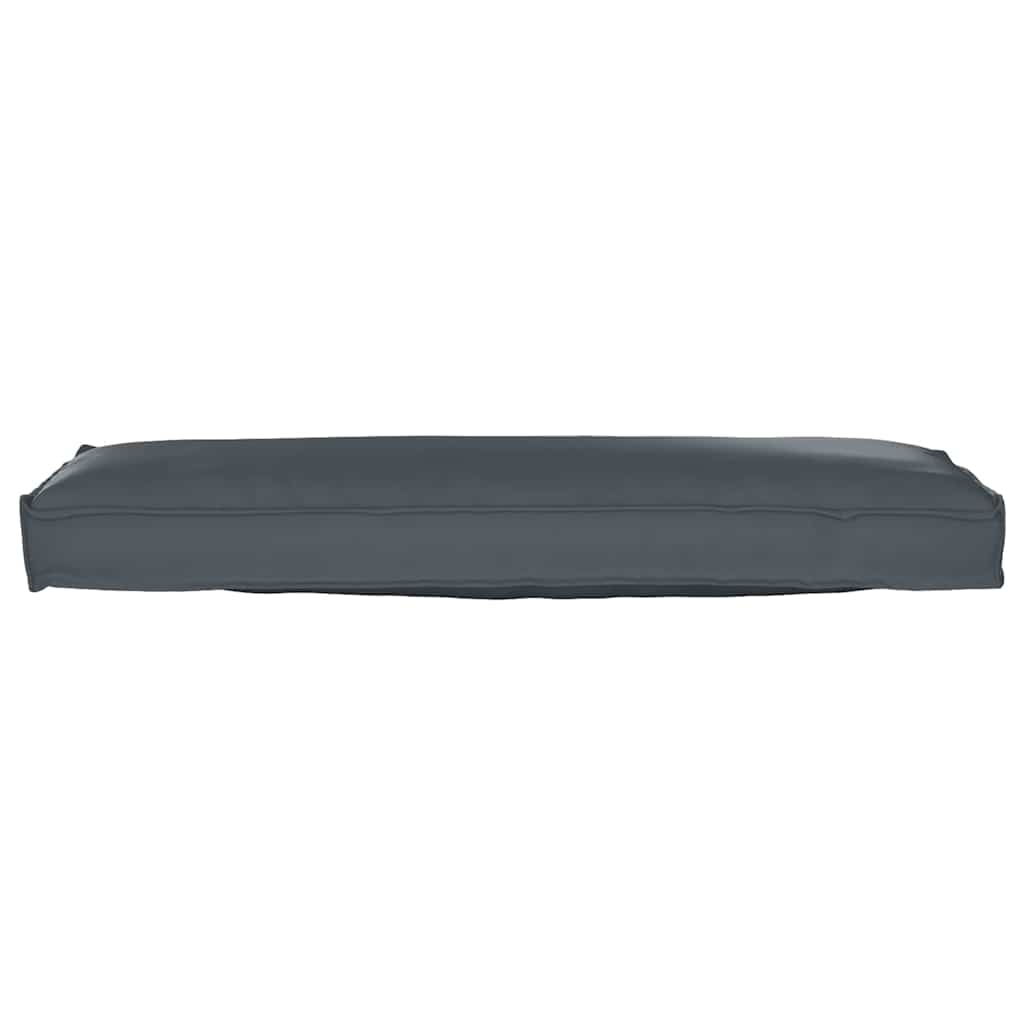Palettenkissen für Bank Anthrazit 120 x 40 x 8 cm Oxford Stoff