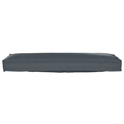 Palettenkissen für Bank Anthrazit 120 x 40 x 8 cm Oxford Stoff