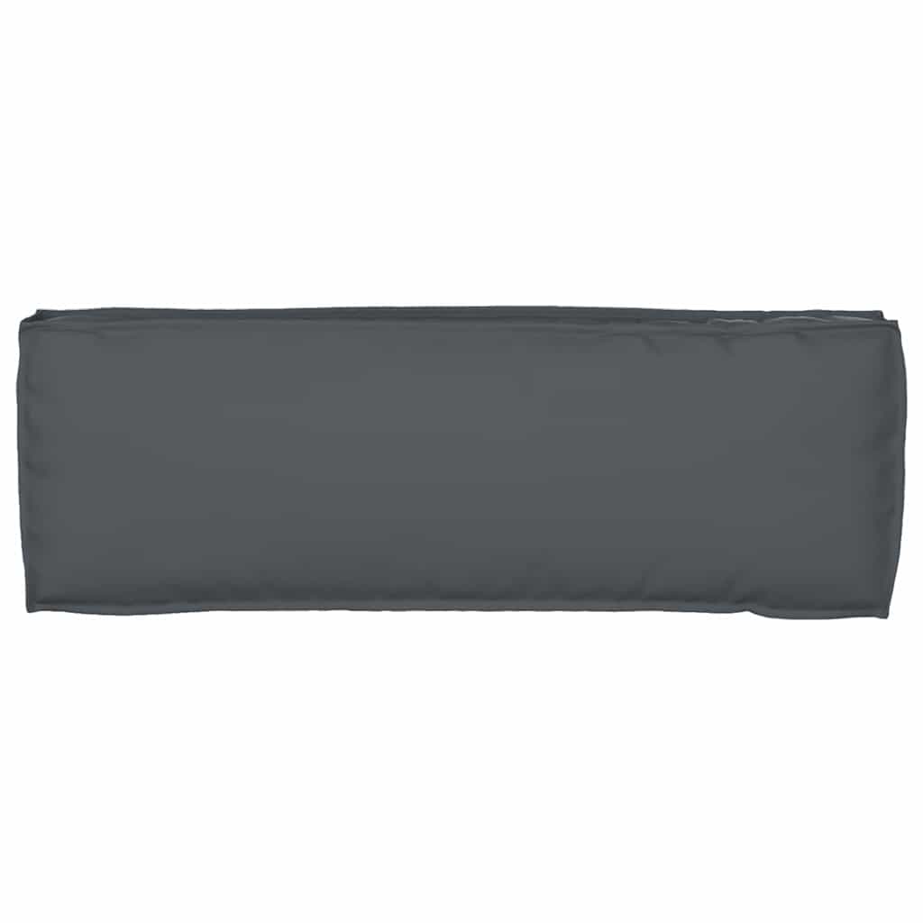 Palettenkissen für Bank Anthrazit 120 x 40 x 8 cm Oxford Stoff