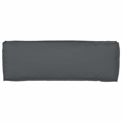 Palettenkissen für Bank Anthrazit 120 x 40 x 8 cm Oxford Stoff