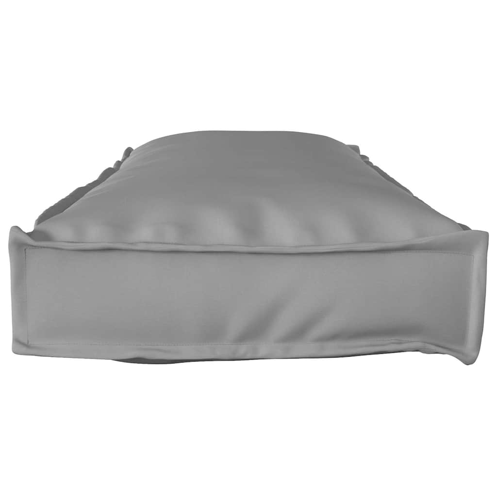 Palettenkissen für Bank Grau 120 x 40 x 8 cm Oxford Stoff