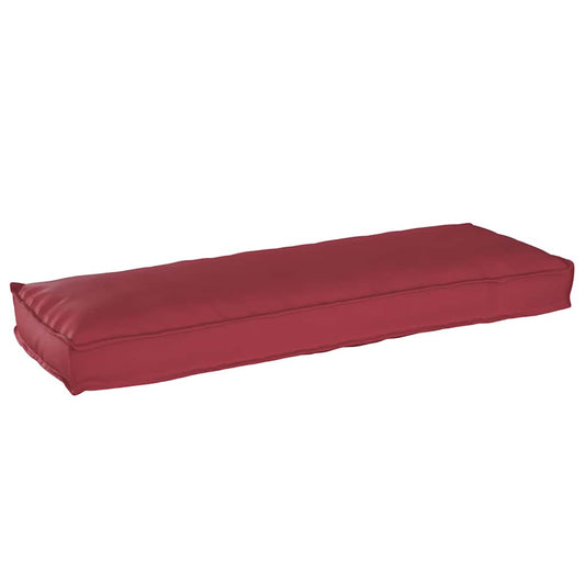 Palettenkissen für Bank Weinrot 120 x 40 x 8 cm Oxford Stoff