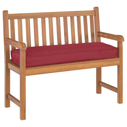 Palettenkissen für Bank Weinrot 120 x 40 x 8 cm Oxford Stoff
