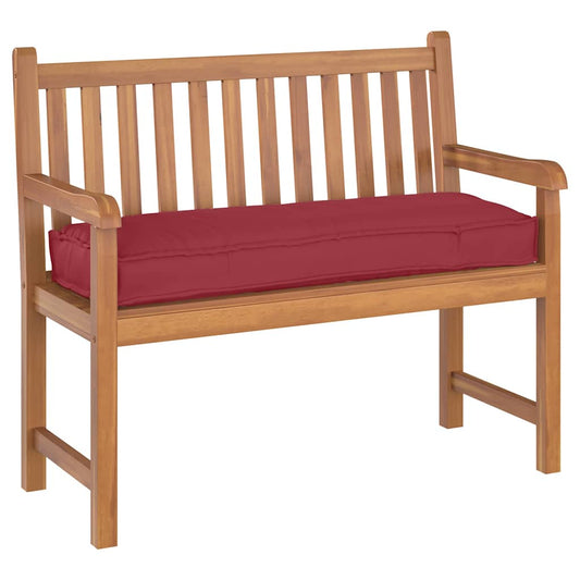 Palettenkissen für Bank Weinrot 120 x 40 x 8 cm Oxford Stoff