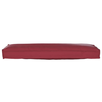 Palettenkissen für Bank Weinrot 120 x 40 x 8 cm Oxford Stoff