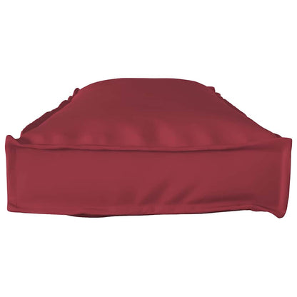 Palettenkissen für Bank Weinrot 120 x 40 x 8 cm Oxford Stoff