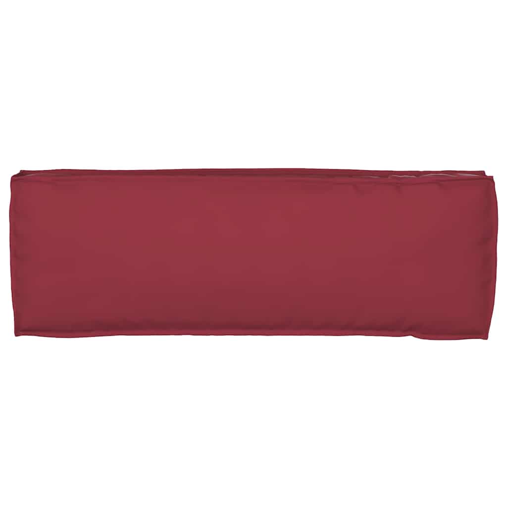 Palettenkissen für Bank Weinrot 120 x 40 x 8 cm Oxford Stoff