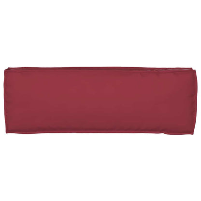 Palettenkissen für Bank Weinrot 120 x 40 x 8 cm Oxford Stoff